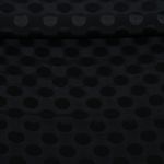 Viskose - Jacquard Punkte Schwarz Viskose - Jacquard Punkte Schwarz