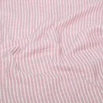 Gaze de coton - double gaze rayures rose vif Gaze de coton - double gaze rayures rose vif
