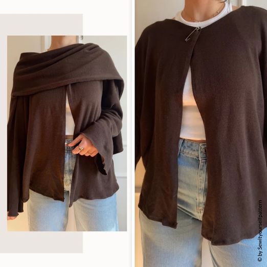 Jacke mit Schal - Flora - Schnittmuster eBook