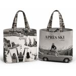Panneau de sacs en toile canevas - Stenzo Impression numérique : sac réversible pour les sports d'hiver, gris