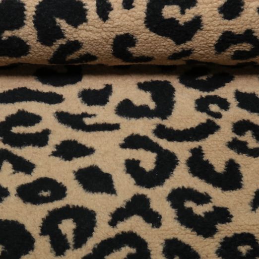 Teddyfleece - Leo Sand Schwarz Teddyfleece - Leo Sand Schwarz
