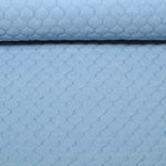 Jeans - Matelassé en nid d'abeille avec doublure en non-tissé, Bleu clair