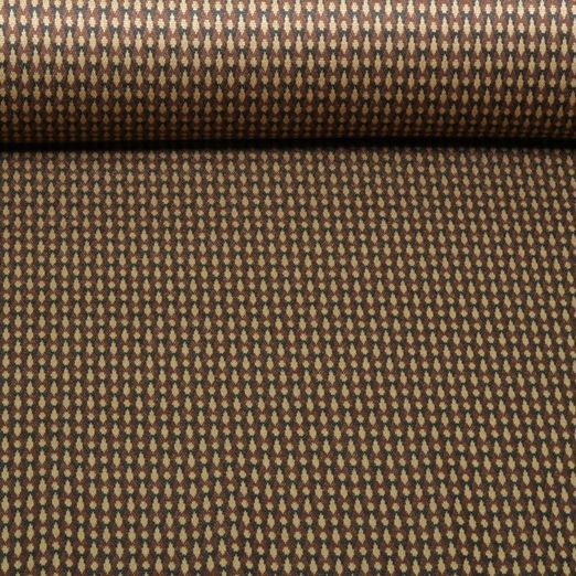 Romanit Jersey - Retro Beige Dunkelbraun