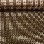 Jersey Romanite - Beige rétro et Marron foncé Jersey Romanite - Beige rétro et Marron foncé