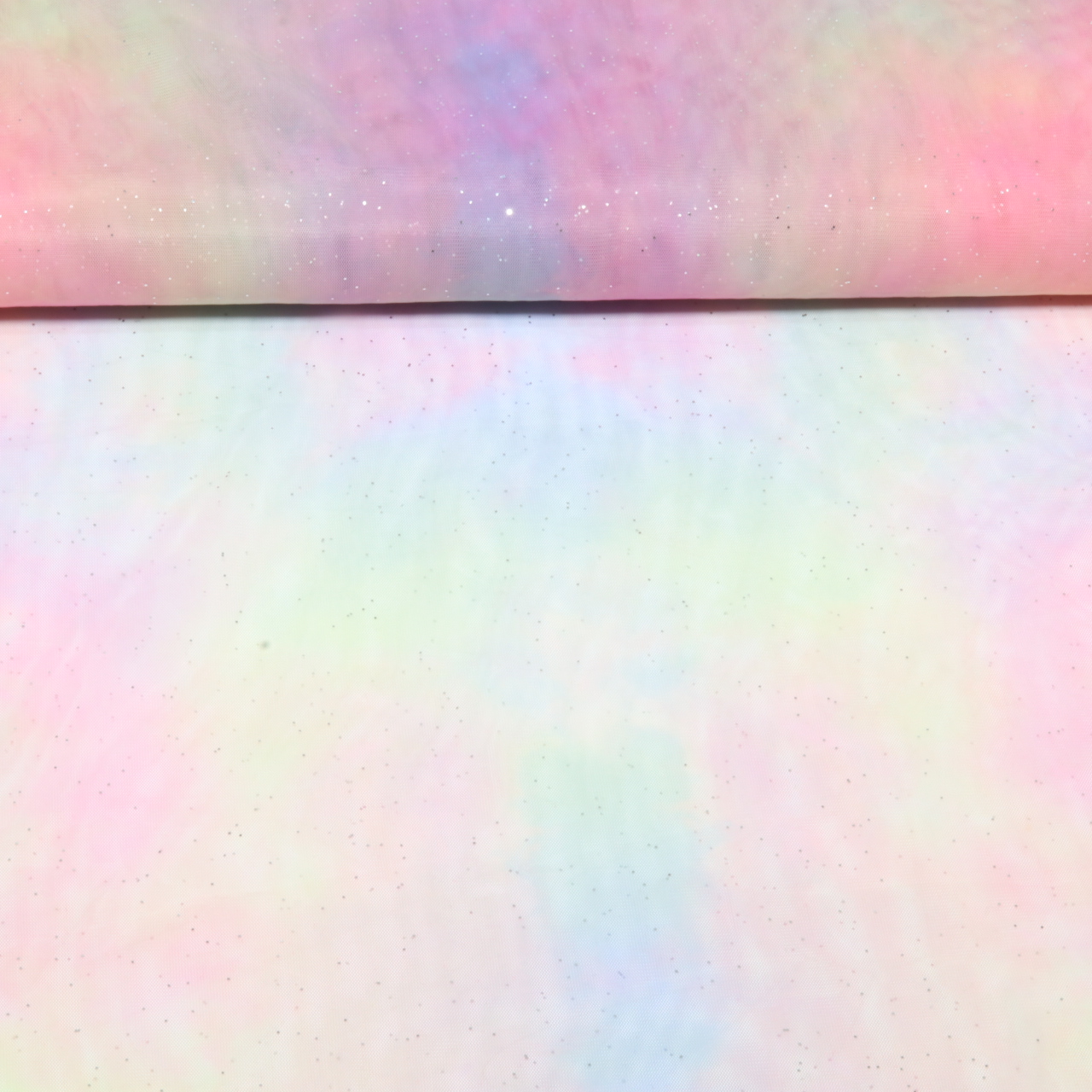 Tulle souple - Tie and Dye pailleté multicolore-0 Tulle souple - Tie and Dye pailleté multicolore-0