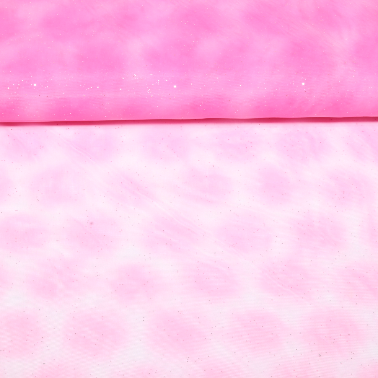 Tulle souple - à pois pailletés roses vifs-0 Tulle souple - à pois pailletés roses vifs-0