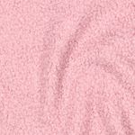 Polaire teddy bouclette double face – uni rose pâle
