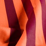 Toile canevas en coton – Impression numérique rayures orange et bordeaux Toile canevas en coton – Impression numérique rayures orange et bordeaux