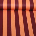 Baumwoll-Canvas - Digital Streifen Orange Bordeaux Baumwoll-Canvas - Digital Streifen Orange Bordeaux