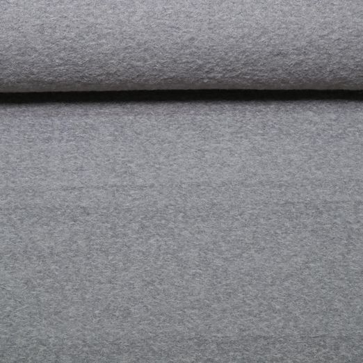 Tissu mode Wool Touch Ada - Uni gris Tissu mode Wool Touch Ada - Uni gris