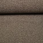 Tissu mode Wool Touch Ada - Uni marron mélange