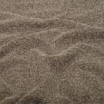 Kledingstof Wool Touch – effen bruin gemêleerd