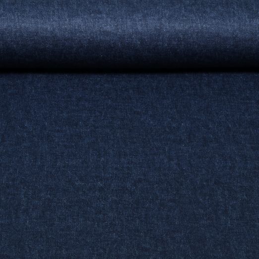 Romanit Jersey - Jeanslook Uni Dunkelblau Romanit Jersey - Jeanslook Uni Dunkelblau