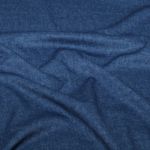 Romanit tricot - jeanslook effen middenblauw Romanit tricot - jeanslook effen middenblauw