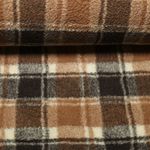 Teddyfleece - Schottenkaro Braun Teddyfleece - Schottenkaro Braun