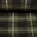 Teddyfleece - Schottenkaro Armygrün Teddyfleece - Schottenkaro Armygrün