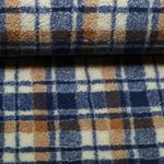 Teddyfleece - Schottenkaro Blau