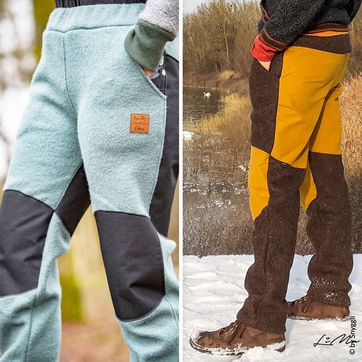 Outdoorhose - Hej Vinter High+Low Waist - Schnittmuster eBook