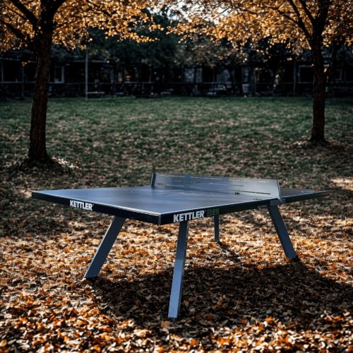 kettler indoor outdoor Pro 15 Table Tennis Table Built in wheel locks easily engage to stabilize the table during game play or storage Outdoor Table Tennis Tables