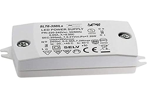 Self Electronics SLT6-350ILS LED-Treiber Konstantspannung, Konstantstrom 7.94 W, 7.31W 350mA 7.5, 24 Self Electronics SLT6-350ILS LED-Treiber Konstantspannung, Konstantstrom 7.94 W, 7.31W 350mA 7.5, 24
