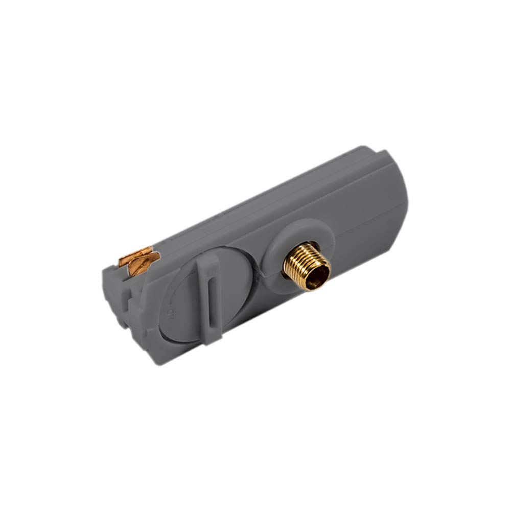 Lampenlux 1-Phasen Stromschiene Aufbauschiene und Zubehör (Silber, Adapter) Lampenlux 1-Phasen Stromschiene Aufbauschiene und Zubehör (Silber, Adapter)