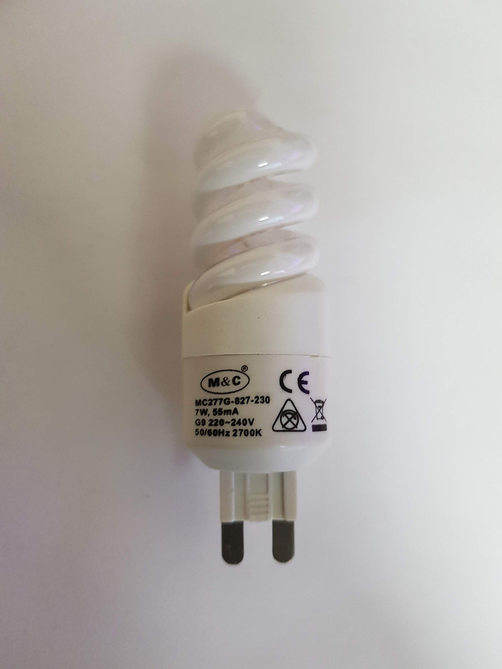 Lampenlux Energiesparleuchtmittel G9 7W 300lm 10000h Energieklasse A Glühbirne Lampenlux Energiesparleuchtmittel G9 7W 300lm 10000h Energieklasse A Glühbirne