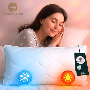 Topcool Waidmeister Kopfkissen 2-in-1 mit Sommer- & Winterseite TopCool