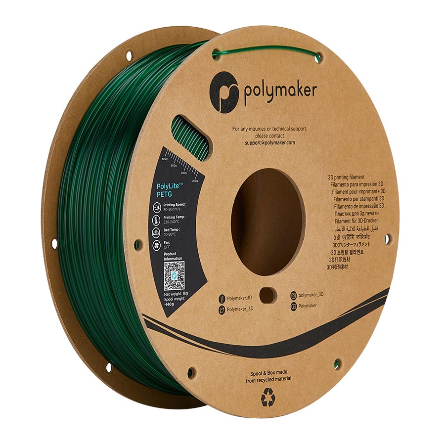 Polymaker Polylite PETG Translucent green