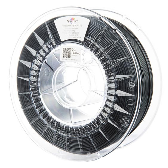 Spectrum PET-G / PTFE schwarz