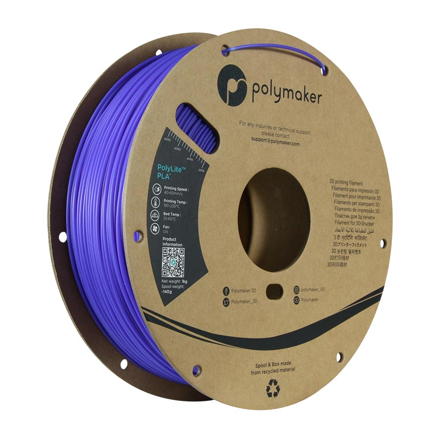 Polymaker PolyLite Temperature Color Changing Purple-Pink-Translucent