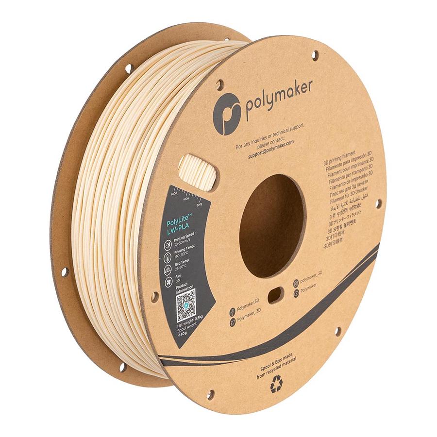 Polymaker PolyLite LW-PLA weiss