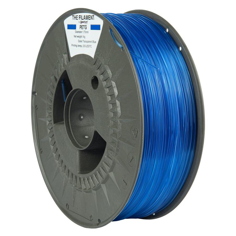 The Filament PETG TRANSPARENT BLUE