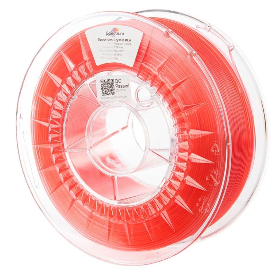 Spectrum Filament PLA Crystal raspberry red
