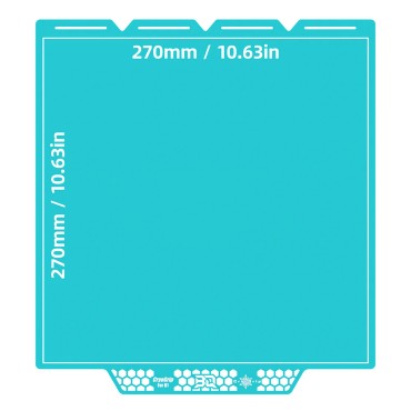 BIQU CryoGrip Pro Buildplate Glacier