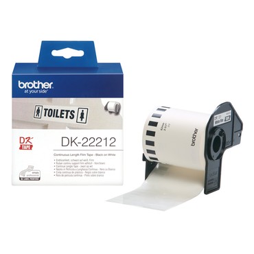 Endlos-Etikett (Film) Brother P-Touch DK-22212 Endlos-Etikett (Film) Brother P-Touch DK-22212