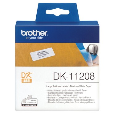 Adress-Etiketten (gross) Brother P-Touch DK-11208 Adress-Etiketten (gross) Brother P-Touch DK-11208