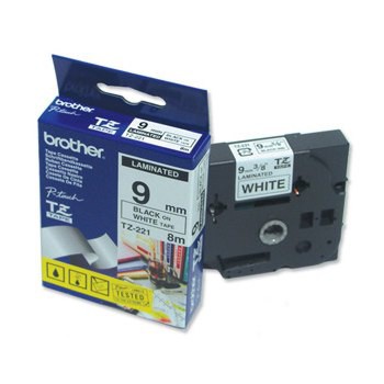 Schriftbandkassette Brother TZ-221 9mm Schriftbandkassette Brother TZ-221 9mm