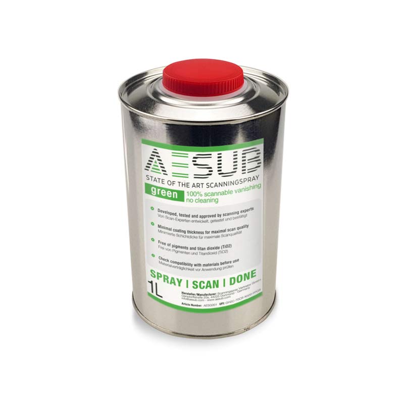 AESUB green 3D SCANNING-SPRAY