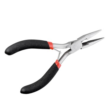 Needle-Nose Pliers with Half-Round Tip, 125 mm