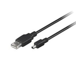 USB Anschlusskabel / Typ A - Mini 4-Pol