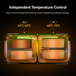 SUNLU FilaDryer S4 Pro Tempern zwei Kammern für unabhängige Temperaturregelung 2