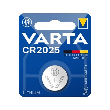 Varta Lithium-Knopfzelle, 3 V, CR2025