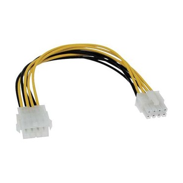 Netzteil-Verlängerung 8-pin Stecker an 8-pin Kupplung