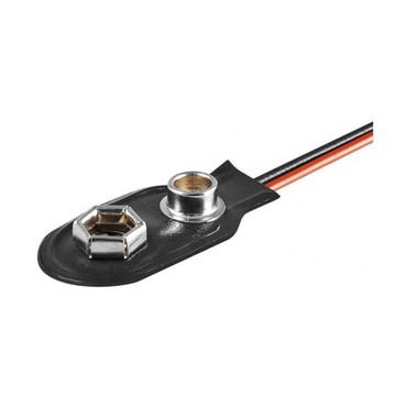 Batterieclip für 9-V-Block-Batterien