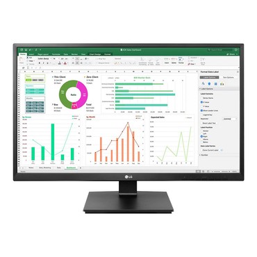 68,6 cm (27") TFT LG FLATRON 27BN550Y-B schwarz / Lautsprecher / Pivot