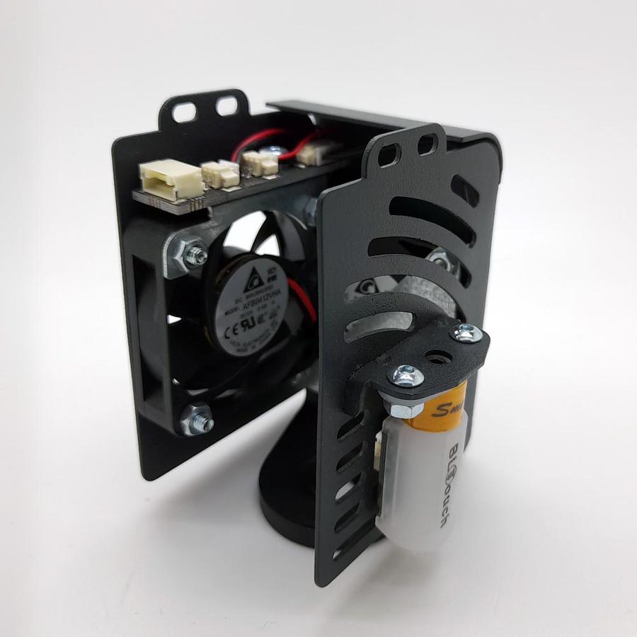 Extruder Lüfter links (CABLE Version) für Craftbot Flow Serie grau