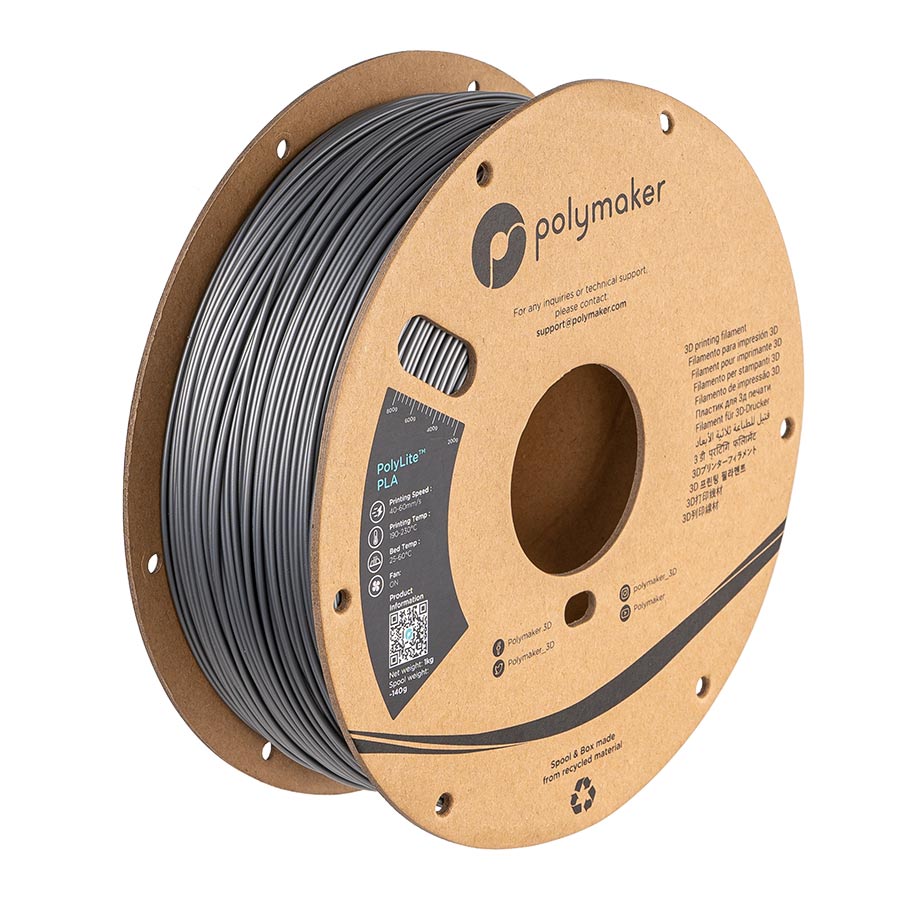 Polymaker Polylite PLA steel grey