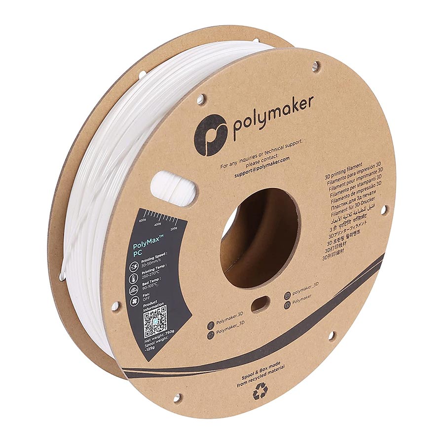 Polymaker PolyMax PC weiss 750g