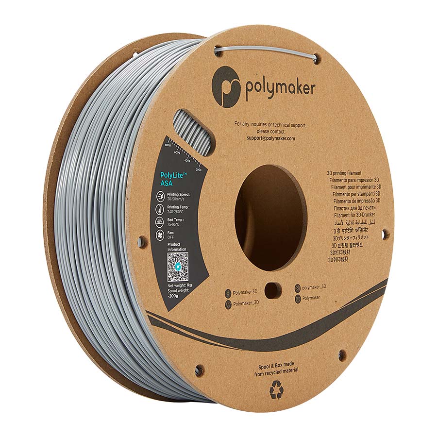 Polylite ASA grau 175mm