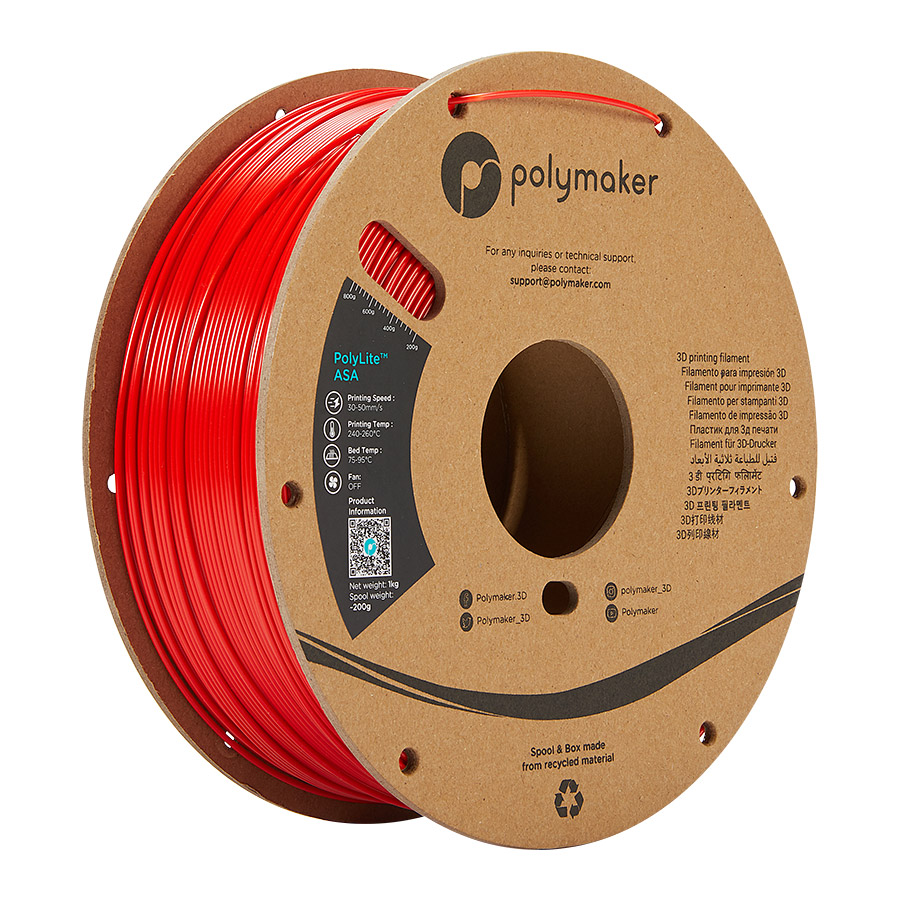 Polylite ASA rot 175mm